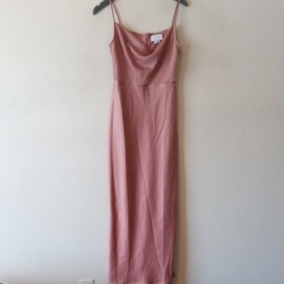 Sachin And Babi satin Cowl Neck Dress - Picture 2 of 8